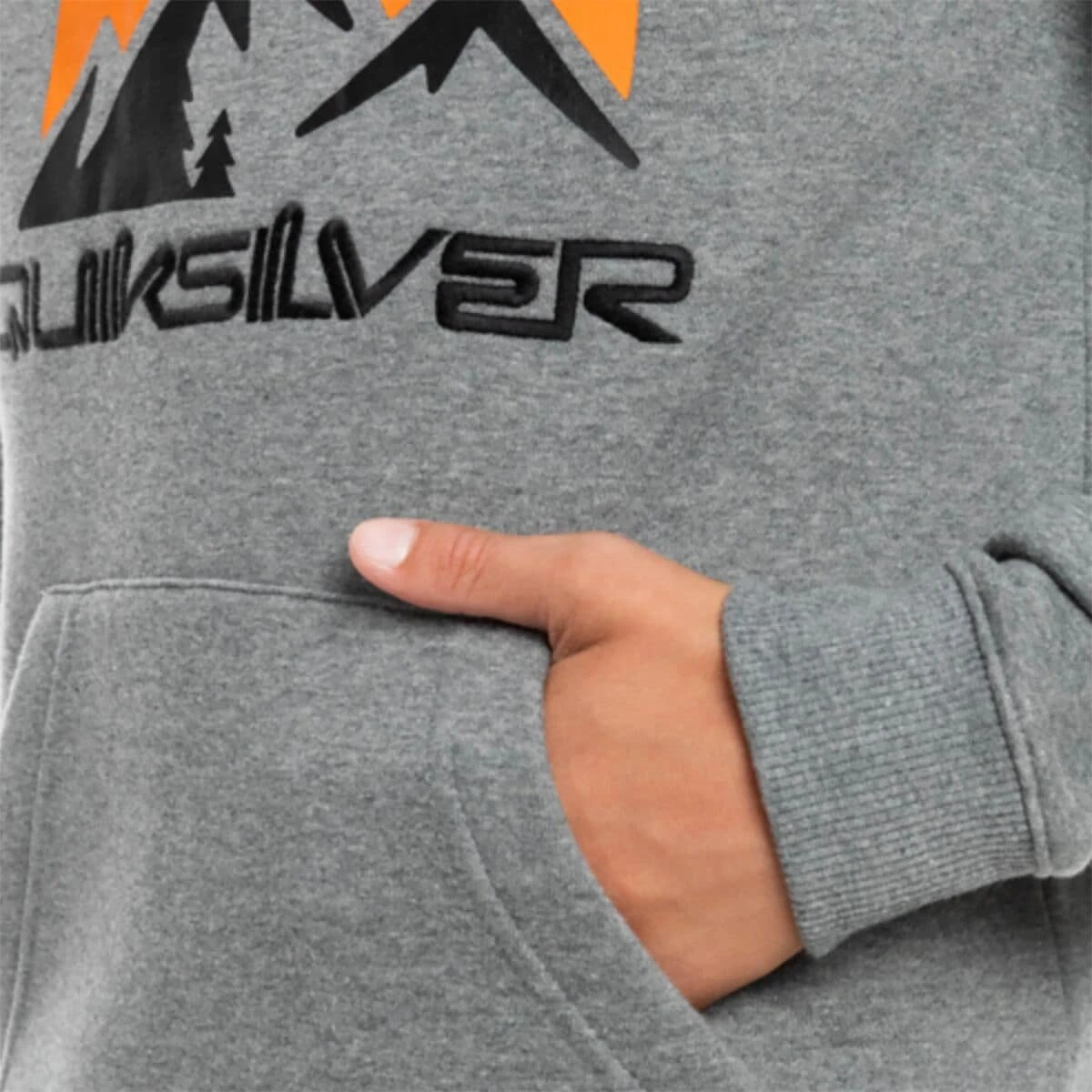 Quiksilver Big Logo Snow Hoodie - Kids' 4 Quiksilver Big Logo Snow Hoodie - Kids' - Image 2