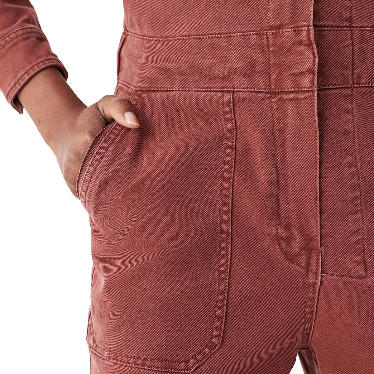 Overland Twill Jumpsuit - Women's 5 Overland Twill Jumpsuit - Women's - Image 3