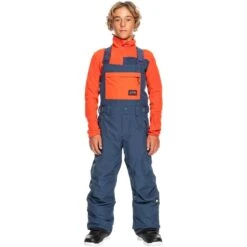 Quiksilver Mash Up Bib Pant - Boys' 10 Quiksilver Mash Up Bib Pant - Boys' -Chic Clothing Store INSBLU