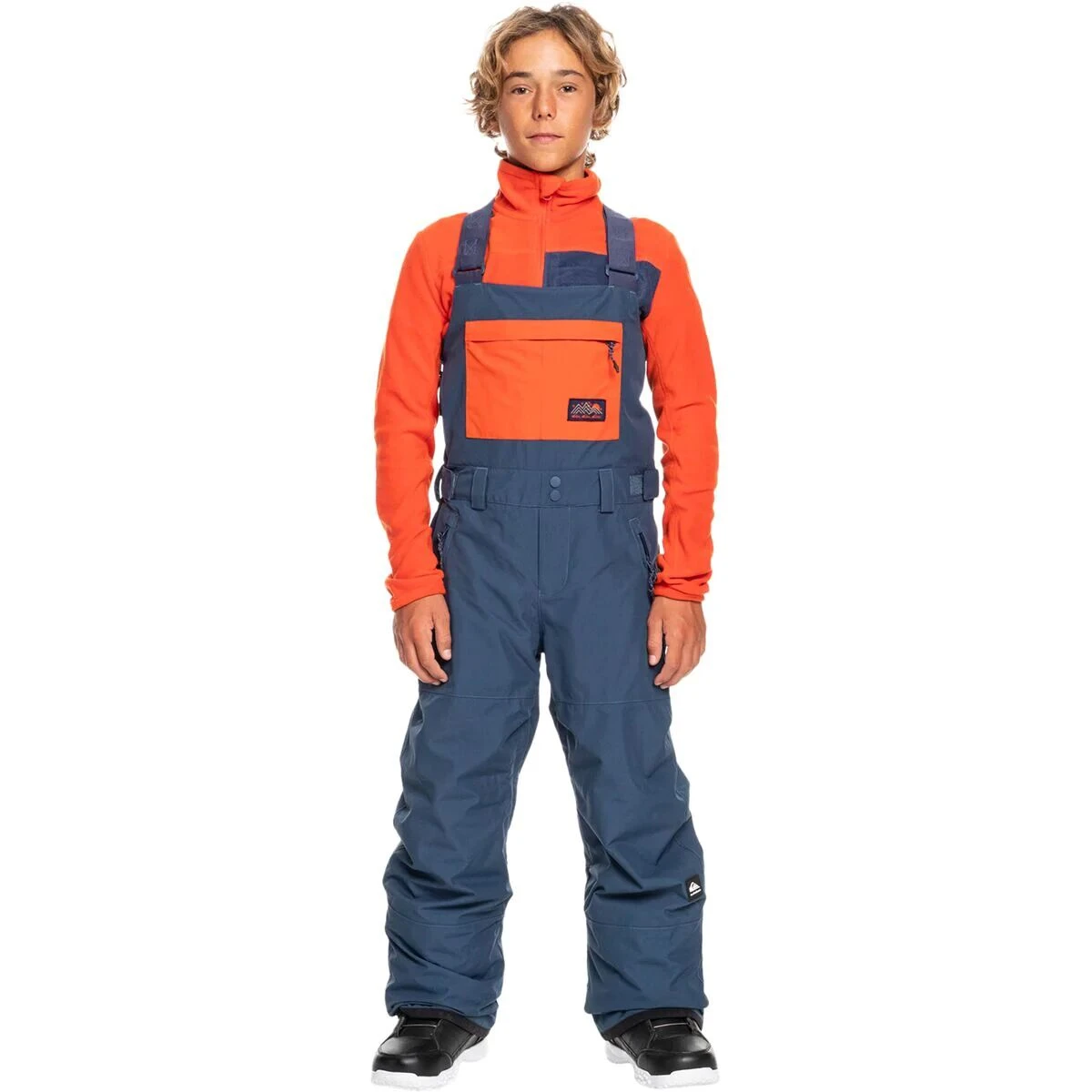 Quiksilver Mash Up Bib Pant - Boys' 5 Quiksilver Mash Up Bib Pant - Boys' - Image 3