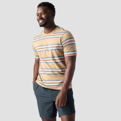 Stoic Short-Sleeve Striped T-Shirt - Men's 13 Stoic Short-Sleeve Striped T-Shirt - Men's -Chic Clothing Store KELSTR
