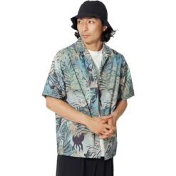 Snow Peak Printed Breathable Quick Dry Shirt - Men's -Chic Clothing Store KHA D1 3