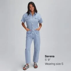 FREE PEOPLE Marci Coverall - Women's 11 FREE PEOPLE Marci Coverall - Women's -Chic Clothing Store LIGBLU D17