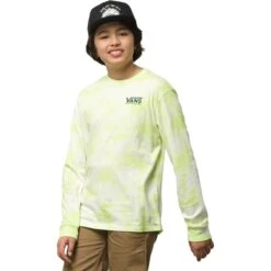 Vans Tie Dye Long-Sleeve Shirt - Boys' 6 Vans Tie Dye Long-Sleeve Shirt - Boys' -Chic Clothing Store LIMPUN