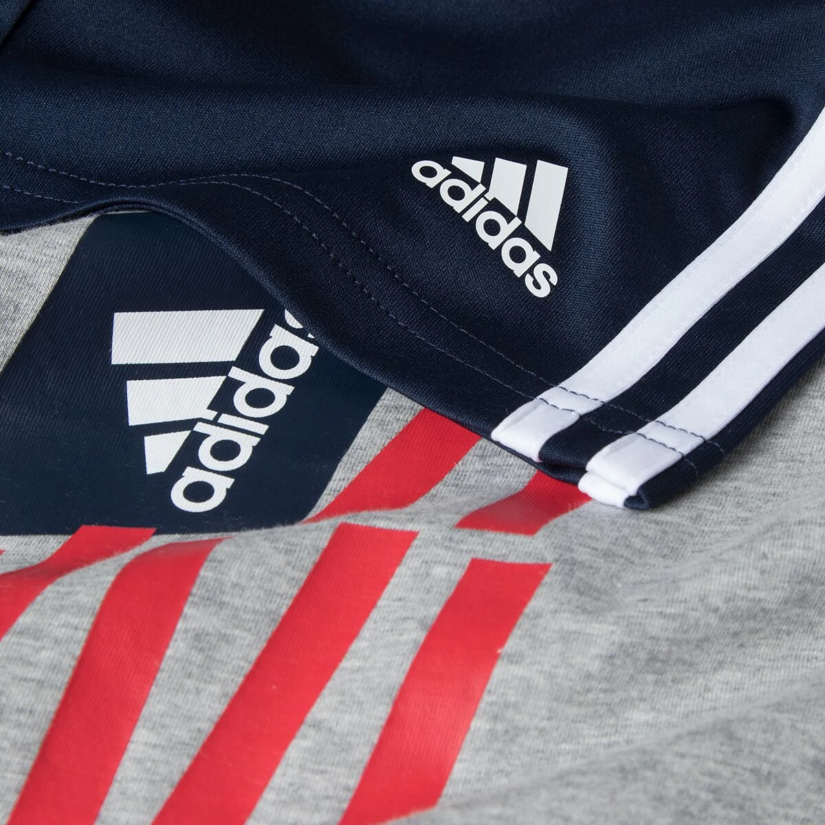 ADIDAS Cotton Graphic Tee Short Set - Toddler Boys' 6 ADIDAS Cotton Graphic Tee Short Set - Toddler Boys' - Image 4