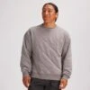 Quilted Crew Sweatshirt - Men's -Chic Clothing Store MOUPAS