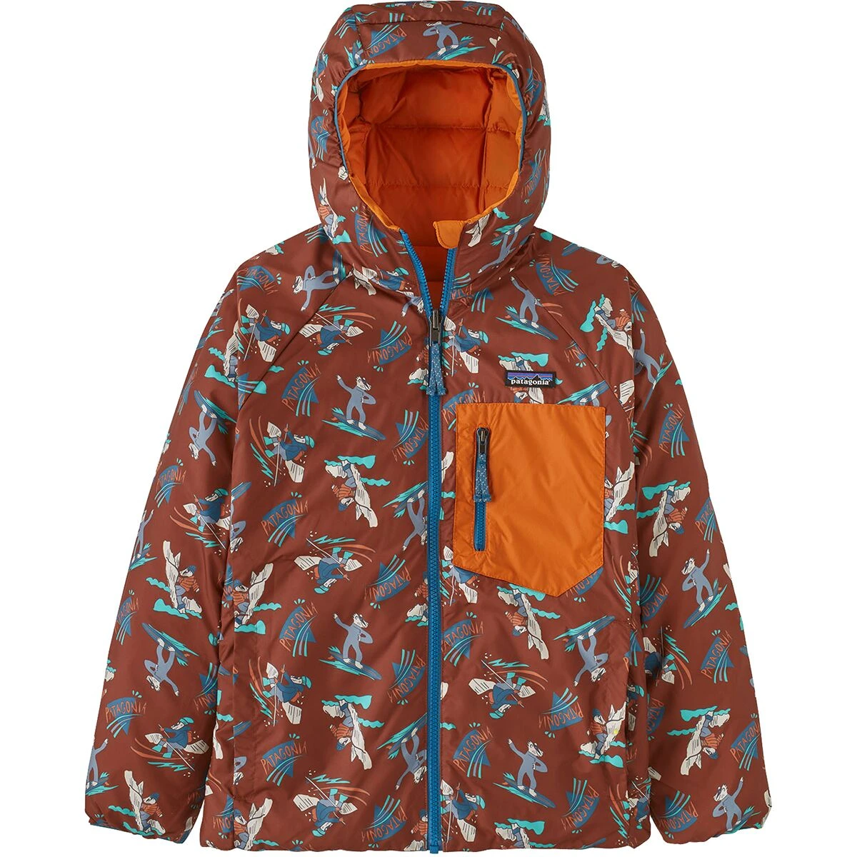 Patagonia Reversible Down Sweater Hoodie - Kids' 6 Patagonia Reversible Down Sweater Hoodie - Kids' - Image 4