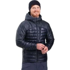 Outdoor Research Helium Down Hooded Jacket - Men's -Chic Clothing Store NAVBLU 1
