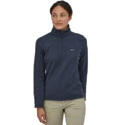 Patagonia Micro D 1/4-Zip Fleece Pullover - Women's -Chic Clothing Store NEONV 1
