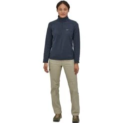 Patagonia Micro D 1/4-Zip Fleece Pullover - Women's -Chic Clothing Store NEONV D5 1