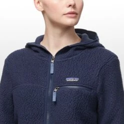 Patagonia Retro Pile Hooded Jacket - Women's -Chic Clothing Store NEONV D7