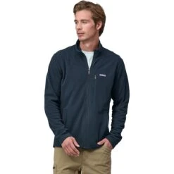 Patagonia Micro D Fleece Jacket - Men's -Chic Clothing Store NEWNAV 4