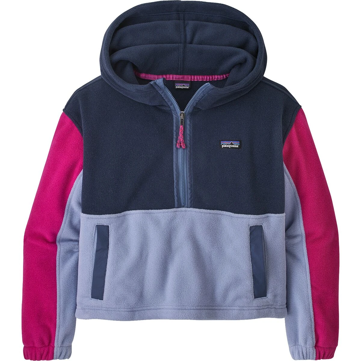 Patagonia Microdini Cropped Pullover Hoodie - Kids' 6 Patagonia Microdini Cropped Pullover Hoodie - Kids' - Image 4