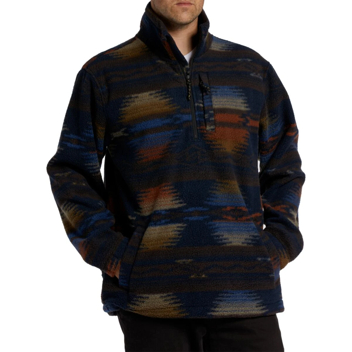 Billabong A/Div Boundary Half-Zip Mock Neck Fleece Jacket - Men's 9 Billabong A/Div Boundary Half-Zip Mock Neck Fleece Jacket - Men's - Image 7