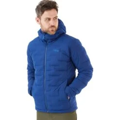 Rab Cubit Stretch Down Hooded Jacket - Men's -Chic Clothing Store NIGBLU