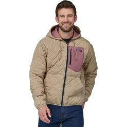 Patagonia Diamond Quilted Bomber Hooded Jacket - Men's -Chic Clothing Store OARTAN 1