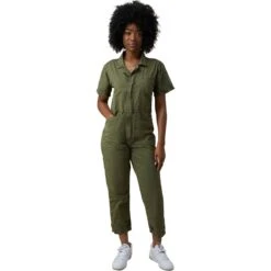 Alpha Industries Patch Pocket Coverall - Women's 13 Alpha Industries Patch Pocket Coverall - Women's -Chic Clothing Store OG107GRE