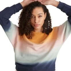 Marine Layer Dip Dye Vintage Terry Sweatshirt - Women's -Chic Clothing Store OMBDIPDYE D2