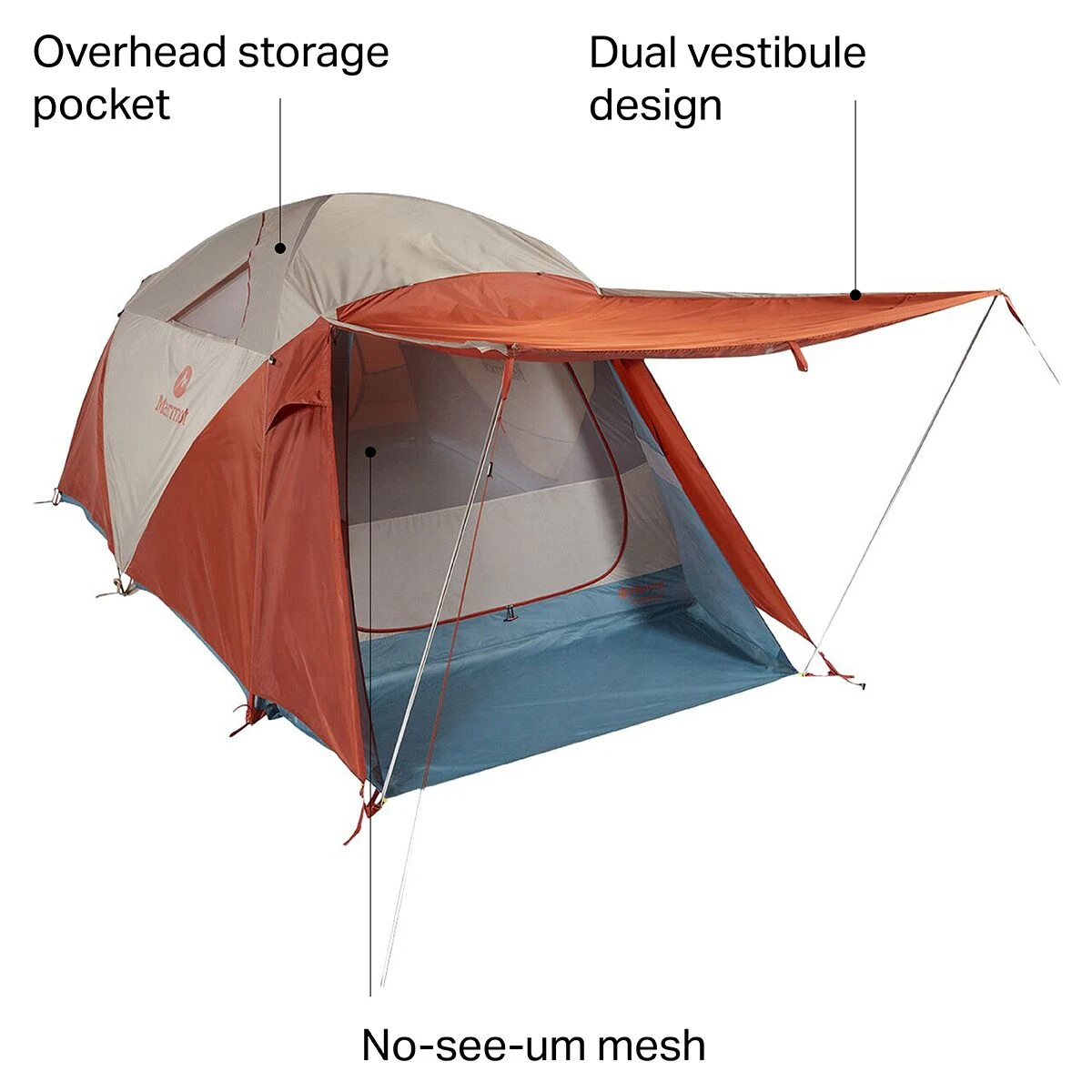 Marmot Torreya Tent: 4-Person 3-Season 3 Marmot Torreya Tent: 4-Person 3-Season