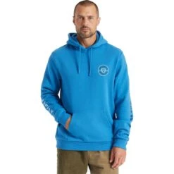 Brixton Crest Hoodie - Men's -Chic Clothing Store SKYBLU