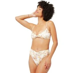 Ringo Printed Bikini Top - Women's -Chic Clothing Store SOUFLO D2