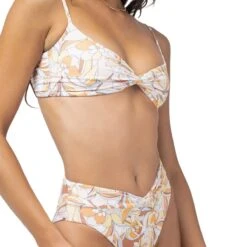 Ringo Printed Bikini Top - Women's -Chic Clothing Store SOUFLO D3