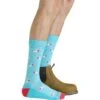 Darn Tough Pelican Crew Lightweight + Cushion Sock -Chic Clothing Store TEA D2