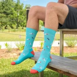 Darn Tough Pelican Crew Lightweight + Cushion Sock 11 Darn Tough Pelican Crew Lightweight + Cushion Sock -Chic Clothing Store TEA D3