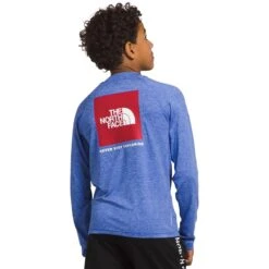 The North Face Amphibious Long-Sleeve Sun T-Shirt - Boys' -Chic Clothing Store TNFBLUHEA