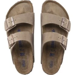Birkenstock Arizona Soft Footbed Leather Sandal - Men's