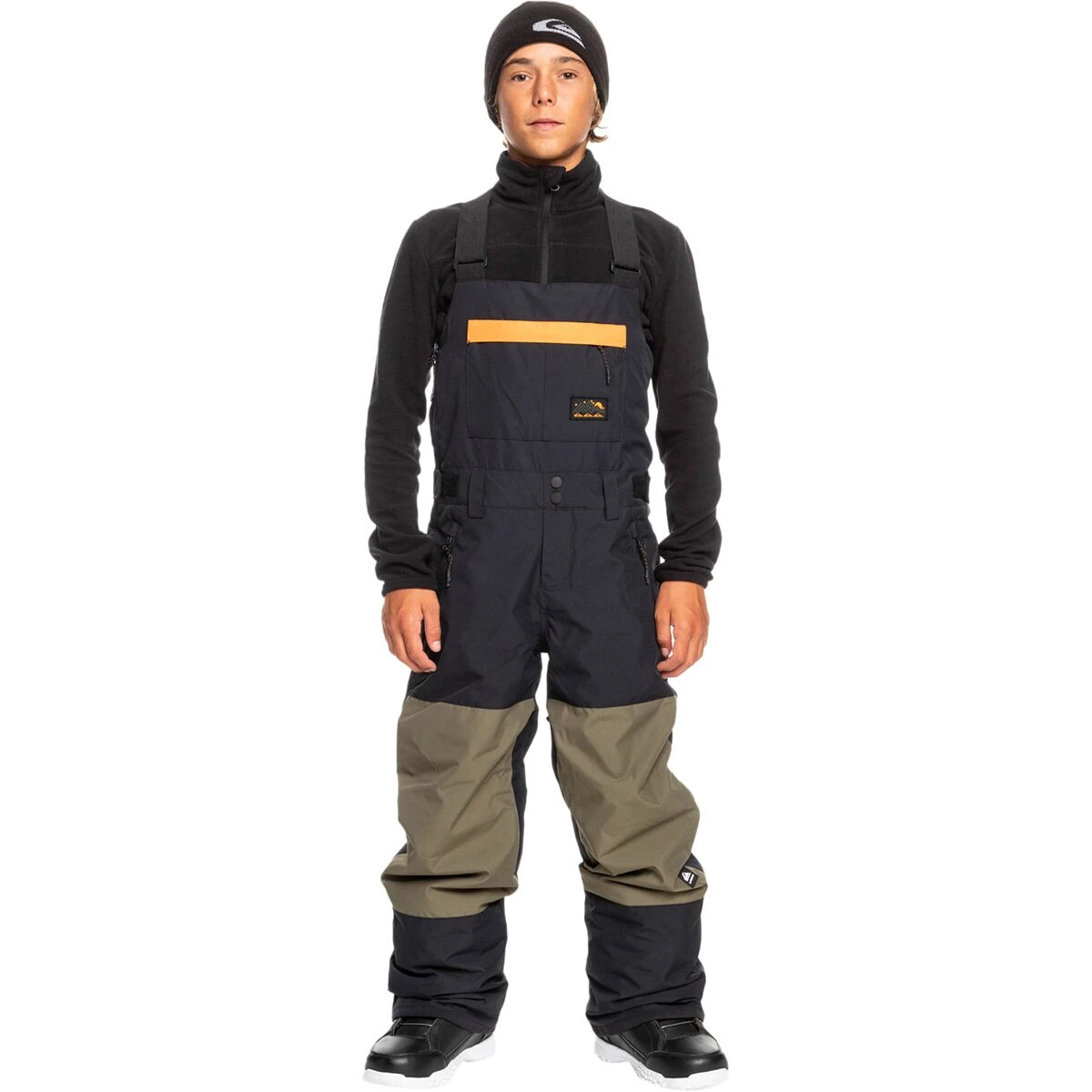 Quiksilver Mash Up Bib Pant - Boys' 4 Quiksilver Mash Up Bib Pant - Boys' - Image 2