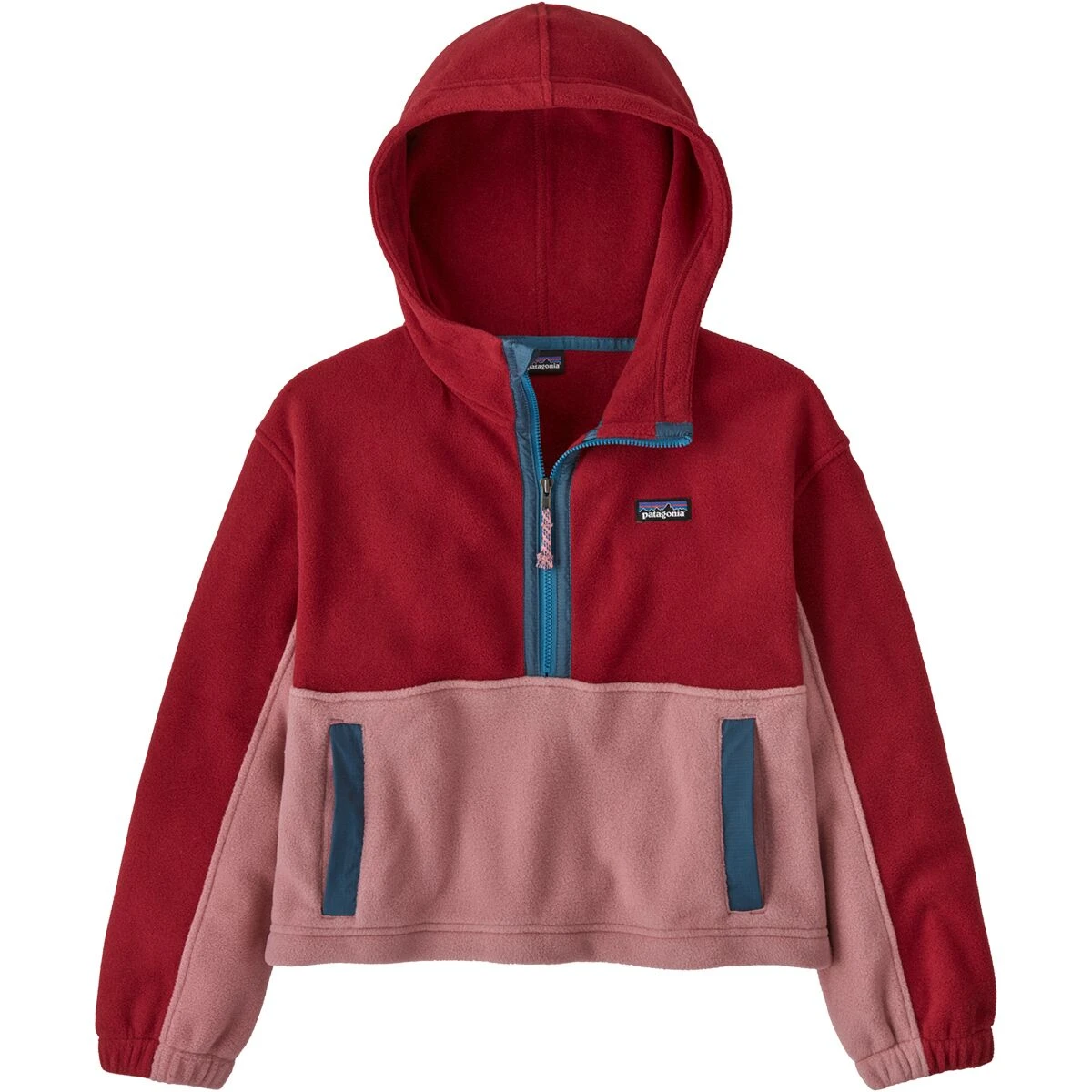 Patagonia Microdini Cropped Pullover Hoodie - Kids' 4 Patagonia Microdini Cropped Pullover Hoodie - Kids' - Image 2