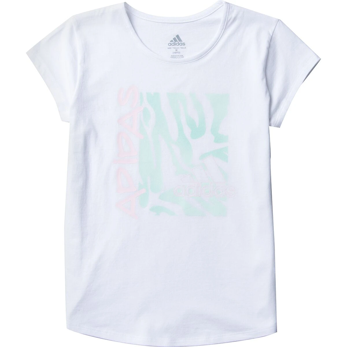 ADIDAS Scoop Neck Graphic Short-Sleeve T-Shirt - Girls' 4 ADIDAS Scoop Neck Graphic Short-Sleeve T-Shirt - Girls' - Image 2
