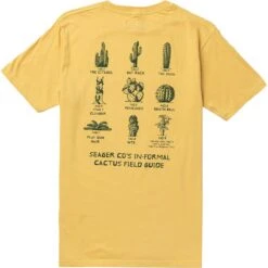 Informal Cactus Guide T-Shirt - Men's -Chic Clothing Store YEL